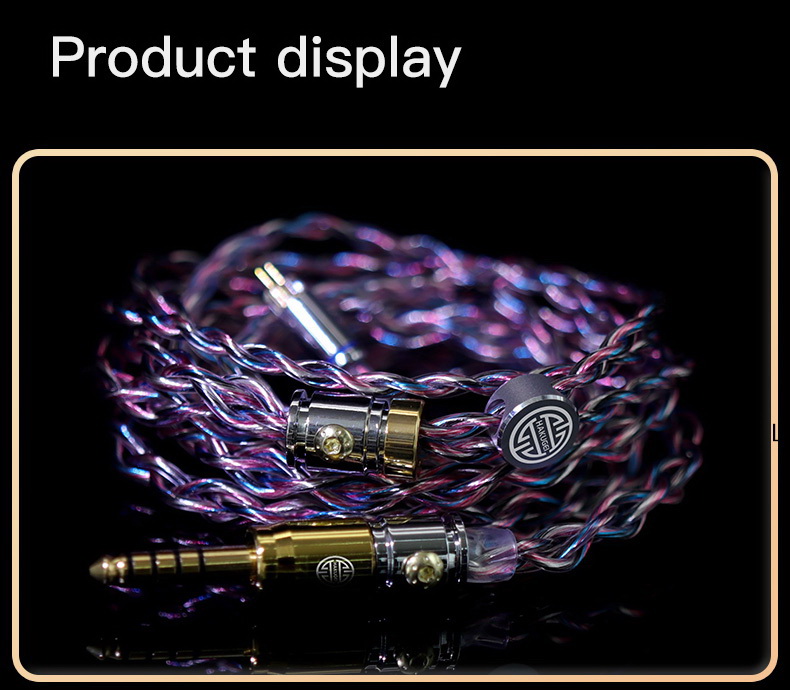 ขาย Hakugei Soul สายอัพเกรดหูฟังถักผสม Silver, Blue, Red, Black แบบ Litz