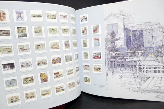 พู่กันกับการเดินทาง (Journey with a Paint Brush) หนังสือที่รวบรวมผลงานของ สมบูรณ์ พวงดอกไม้