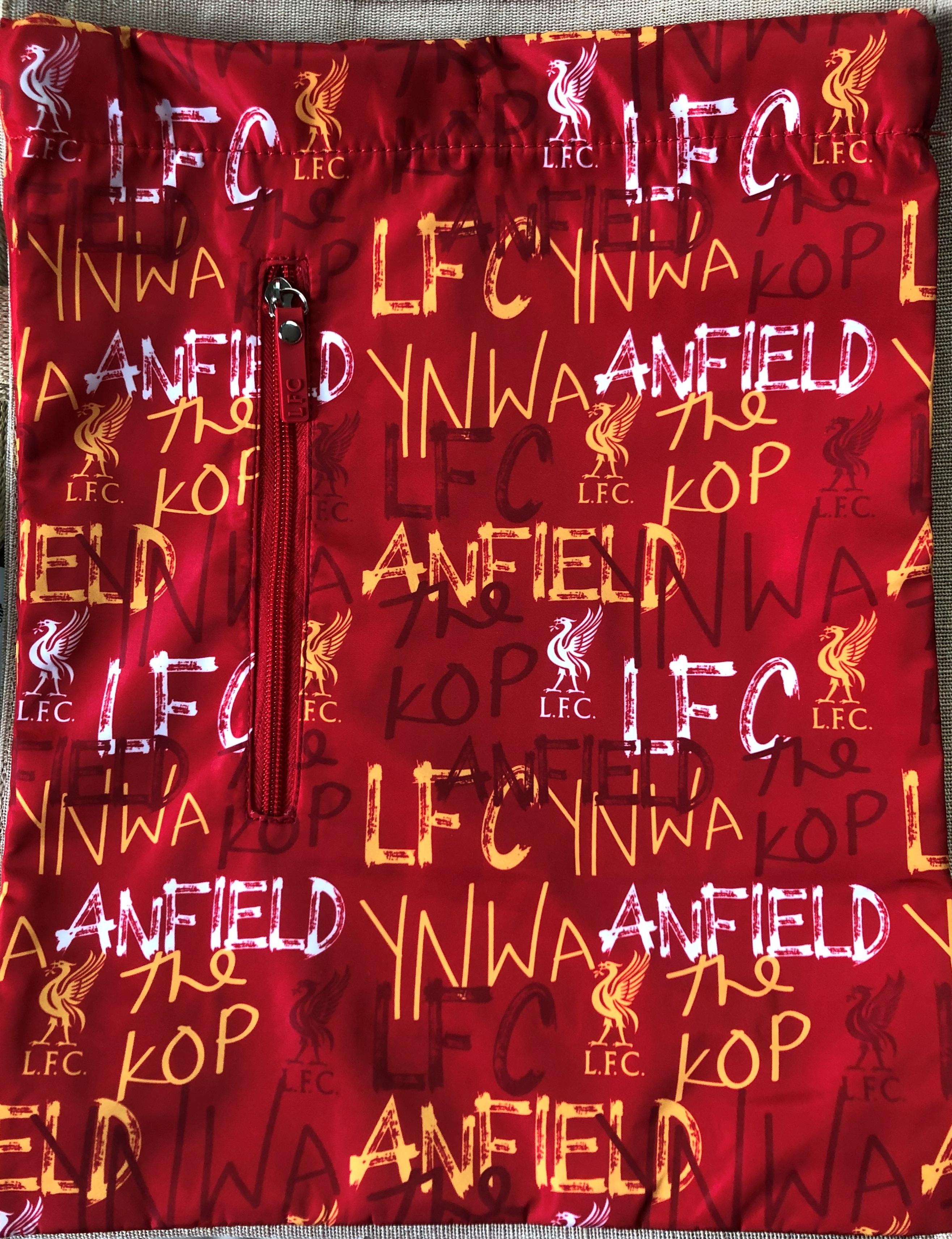 ถุงผ้าหูรูด ฟุตบอล สโมสรลิเวอร์พูล - GRAFFITI ใหม่ / LIVERPOOL Football Club Gym Bag - GRAFFITI NEW