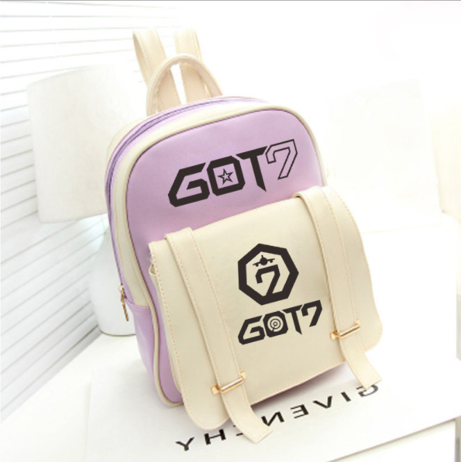 กระเป๋าเป้นักเรียนสีพาสเทล GOT7
