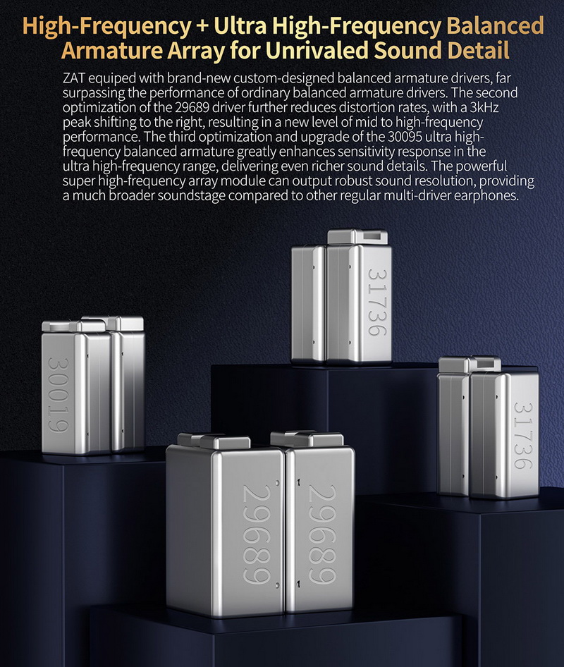 KZ ZAT หูฟัง 9 ไดรเวอร์ 8BA+1DD ปรับฟิลเตอร์เสียงได้ ประกันศูนย์ไทย