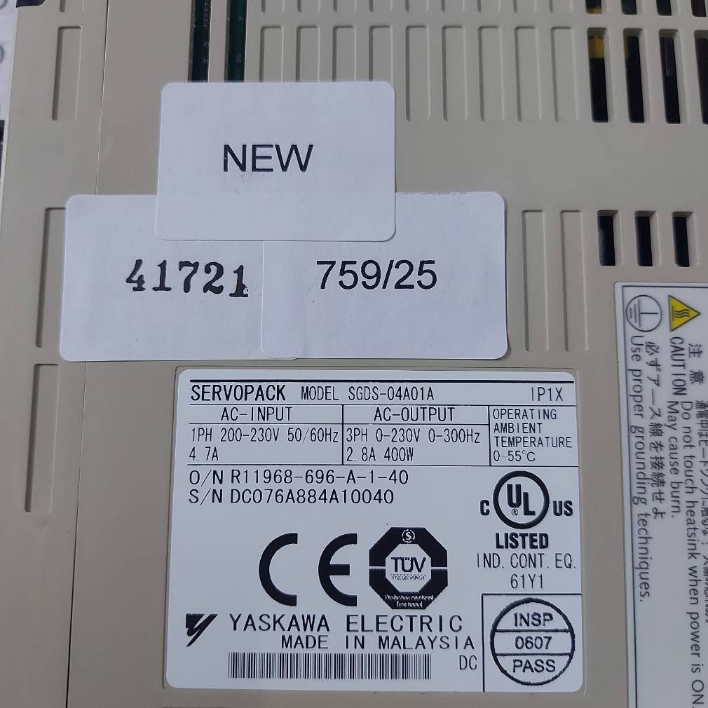 SGDS-04A01A SERVOPACK " YASKAWA "