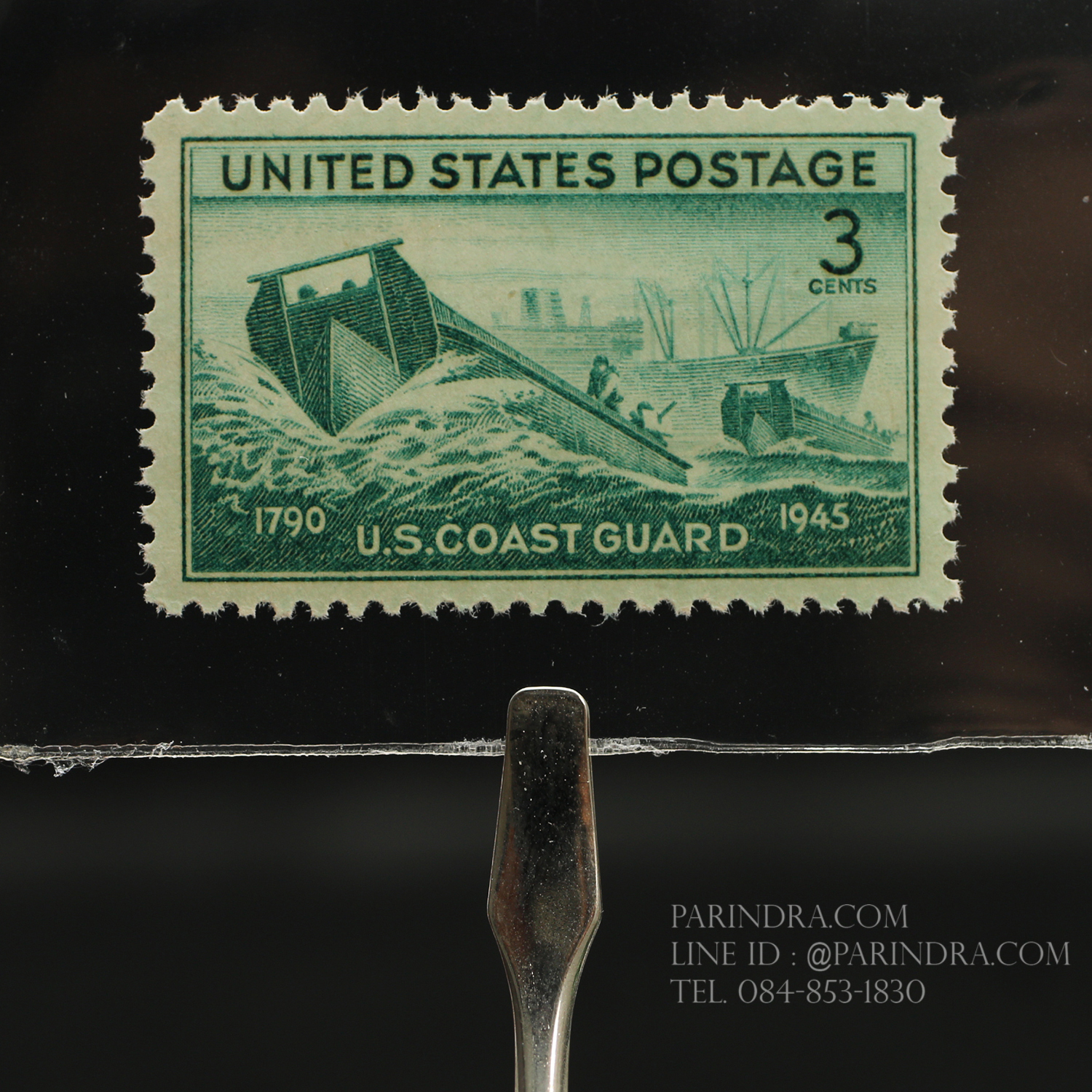 แสตมป์อเมริกา ชุด U.S. COAST GUARD ทหารยามชายฝั่ง ปี 1945