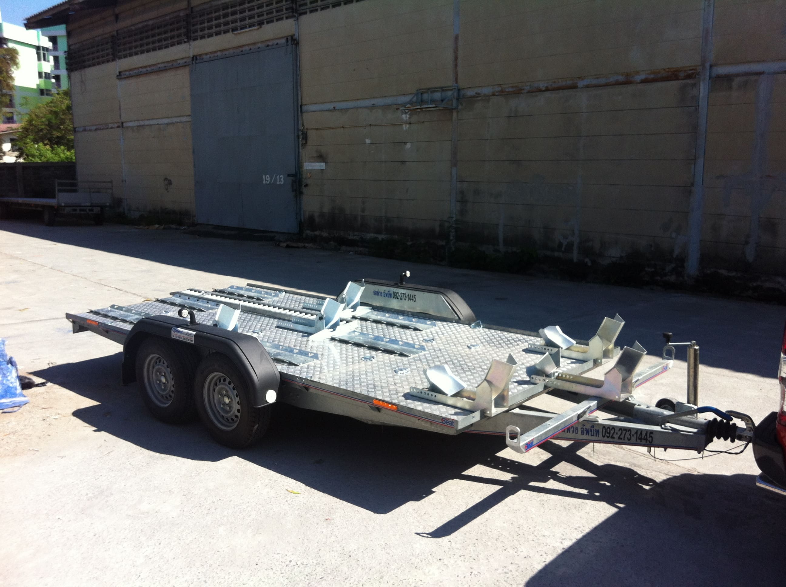 รถพ่วง อัพบีท UPBEAT Dirt Bike JR. BIKE rail motorcycle trailer, 2 BIKES