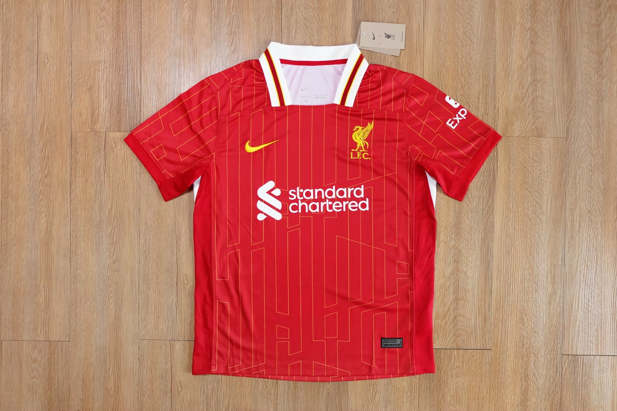 Liverpool 2024/25 Premier League Champions Home Jersey เสื้อลิเวอร์พูล เหย้า แชมป์