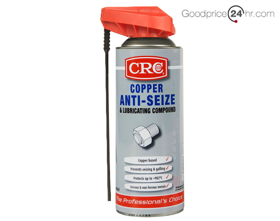 c-209. สเปร์ยทองแดงเหลว ป้องกันการจับยึด น็อตติด เกลียวติด 3195 CRC Copper Anti-Seize & Lubricating Compound 400ml
