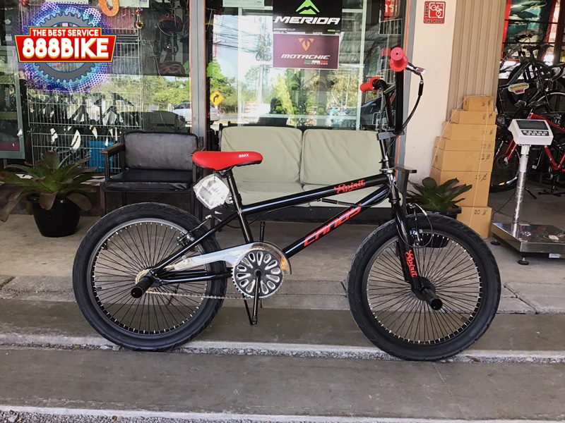 จักรยานบีเอ็มเอ็กซ์ BMX CANDY SPIRIT คอโรเตอร์ หมุนได้ 360องศา เฟรมเหล็ก, TT-038