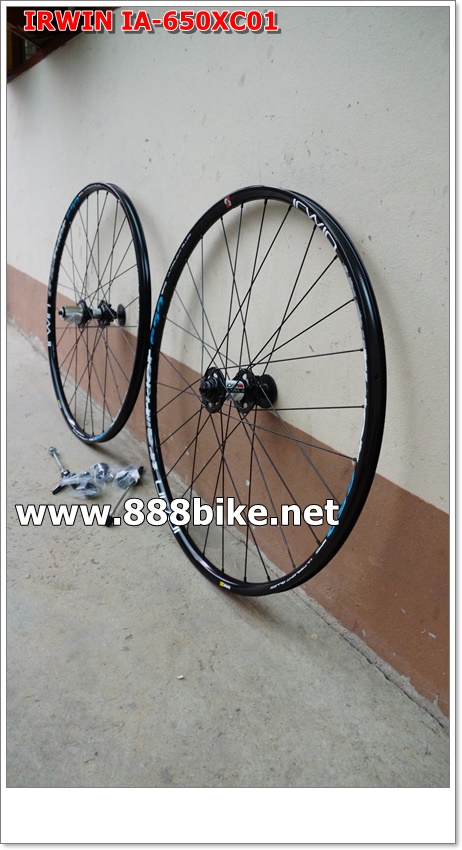 ชุดล้อเสือภูเขา IRWIN IA-650XC01 27.5" Alloy wheelset MTB แบร์ริ่ง 27.5 (60คลิ๊ก) 2016,IA650