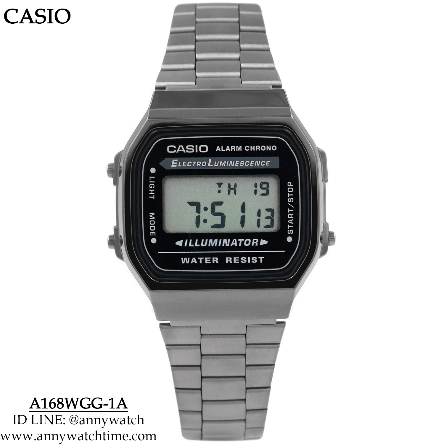 CASIO A168WGG-1A