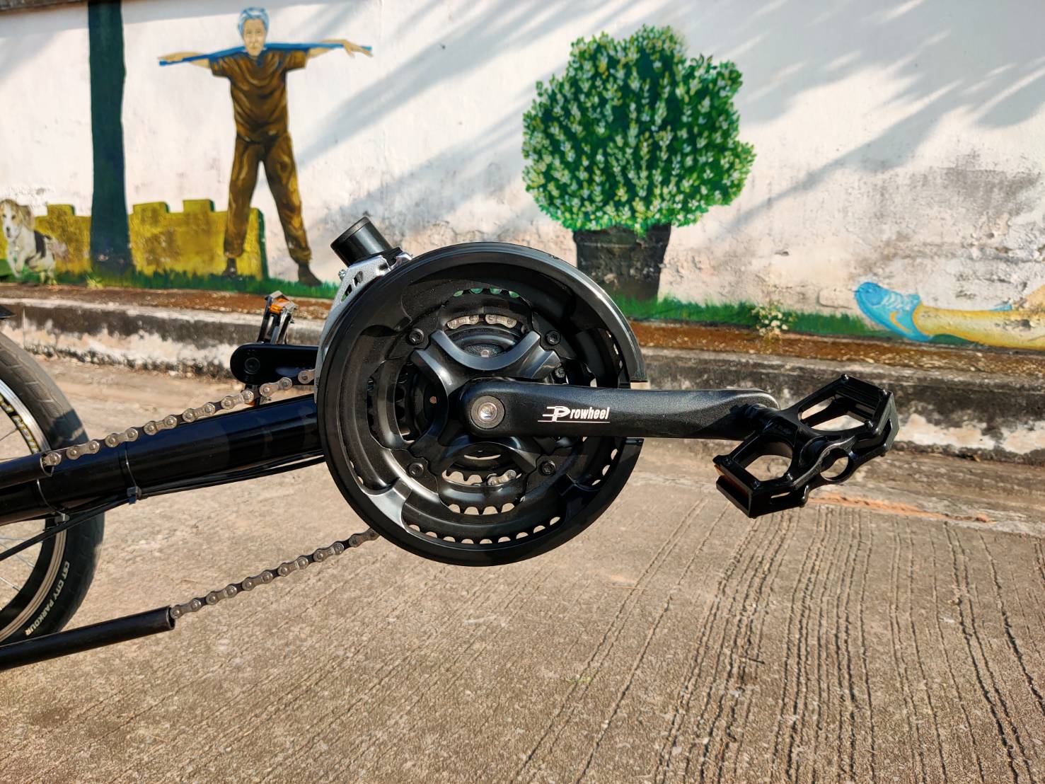 MOTRIKE Recumbent ELECTRIC Bicycle Trikes BIKE, 3*7speeds, Seat Folding 3 wheel, M-009E 250w, MY2024