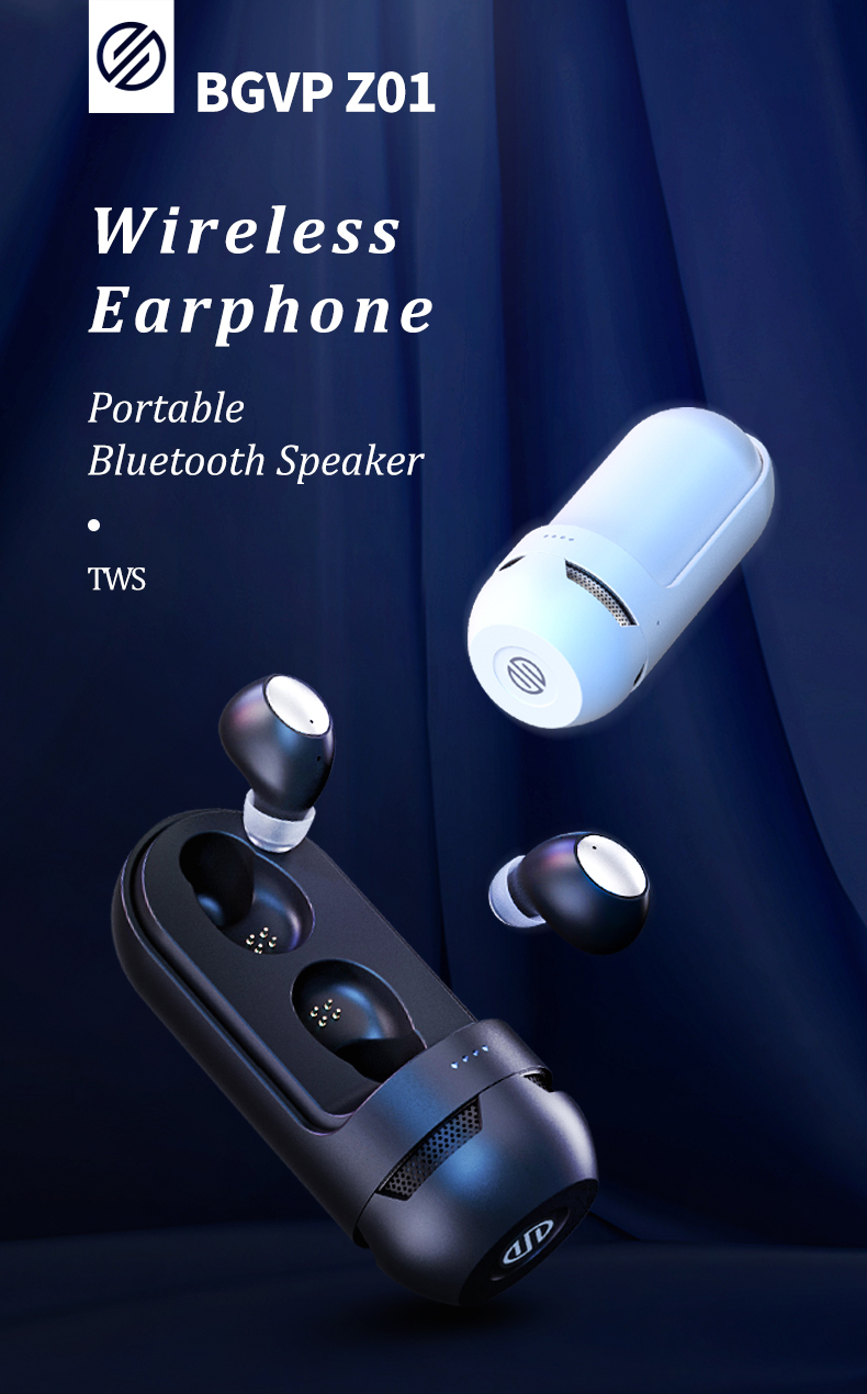 ขาย BGVP Z01 หูฟัง TWS + ลำโพงพกพา ครบจบในตัวเดียว