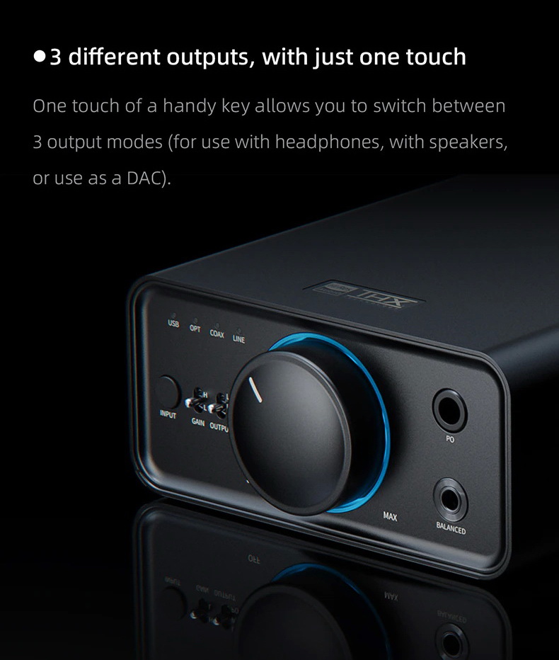 FiiO K7 True balanced DAC/Amp ตั้งโต๊ะ กำลังขับสูง ประกันศูนย์ไทย