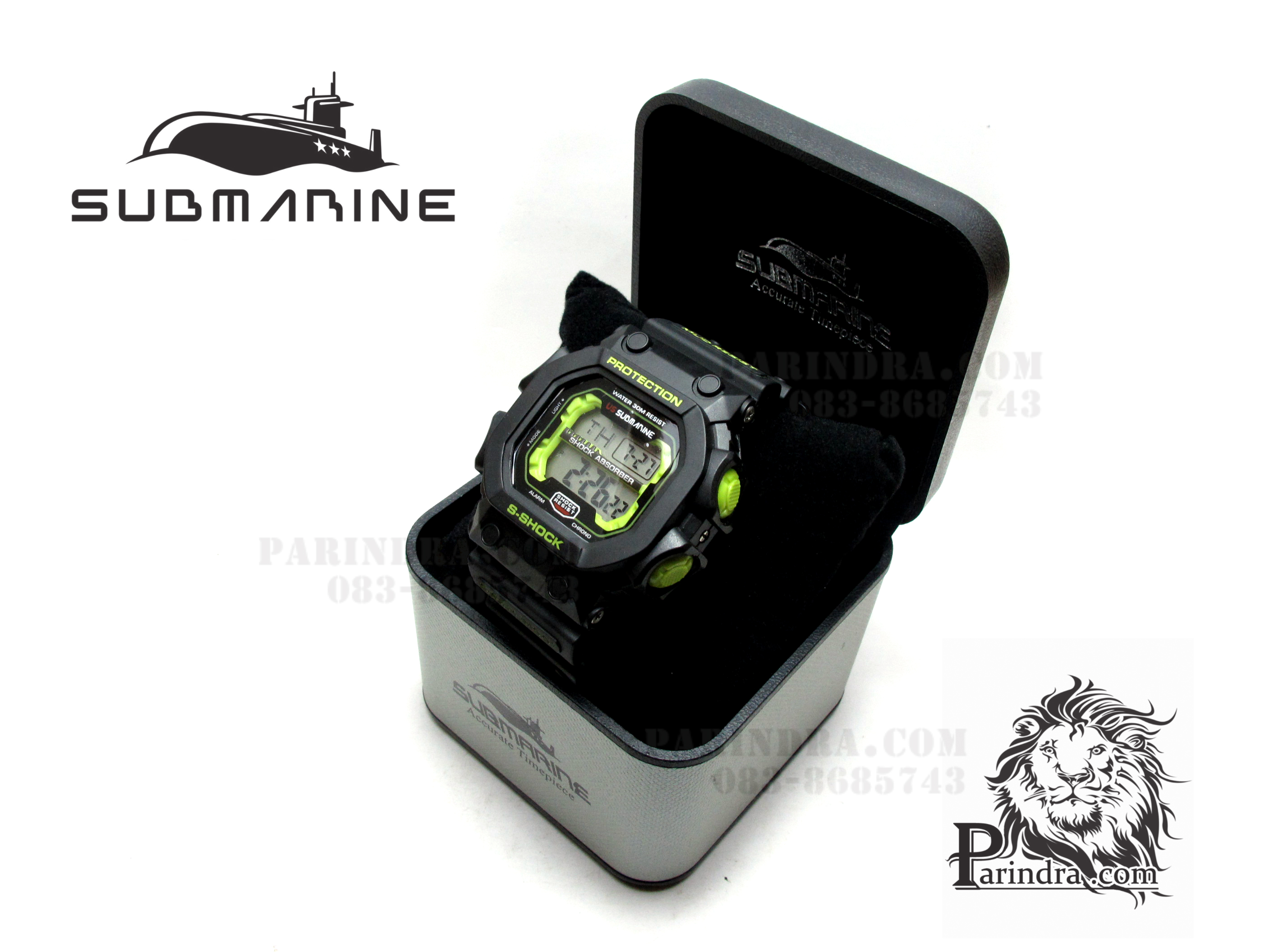 นาฬิกา US submarine รุ่น TP1280M สีดำ-เขียว คล้ายรุ่น King G-shock