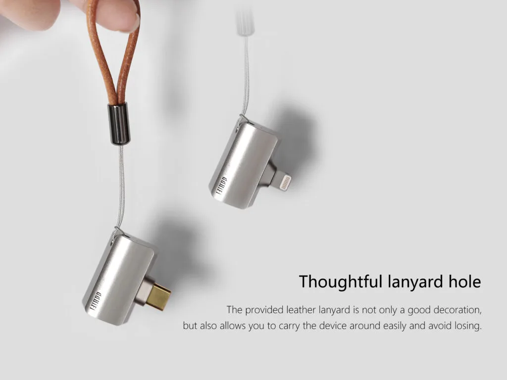 DD TC44 PRO (CS43198) แจ็คแปลง TypeC / Lightning ให้รองรับหูฟัง 4.4mm Balanced รุ่นที่ 3