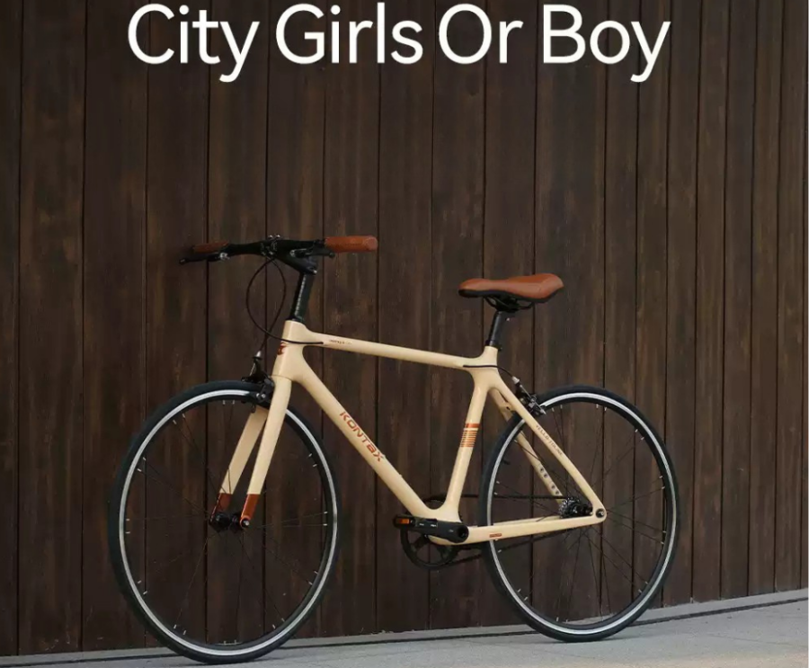 KONTAX CITYRIDE Ultra-Probe จักรยานสำหรับเมือง | คาร์บอนไฟเบอร์, ระบบสายพาน, ดีไซน์ย้อนยุค