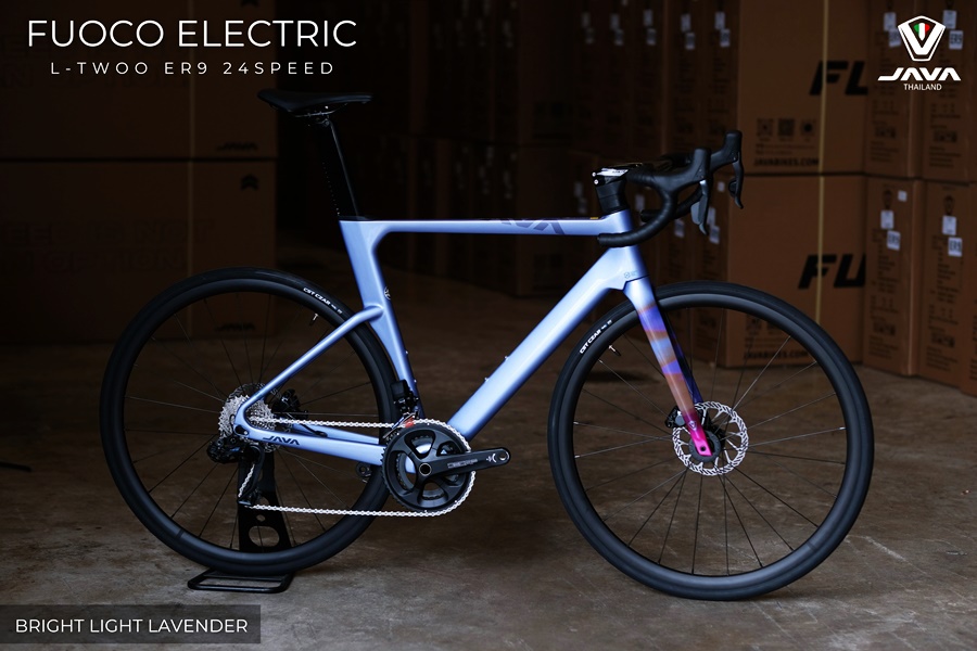 จักรยานเสือหมอบ JAVA FUOCO Electric เกียร์ไฟฟ้า L-TWOO eR9 24speed รองรับมาตรฐาน UCI Hydraulic Disc Brake (ดิสน้ำมัน)
