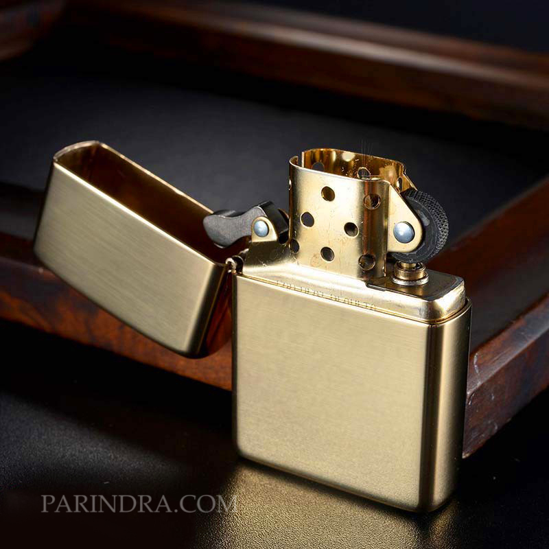 ไฟแช็ค Zippo แท้ สีทองอร่าม " Zippo 169 Armor Case, High Polish " แท้นำเข้า 100%
