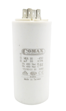 คาปาซิเตอร์ 30uf 450v.(กลม-ขาเสียบ)