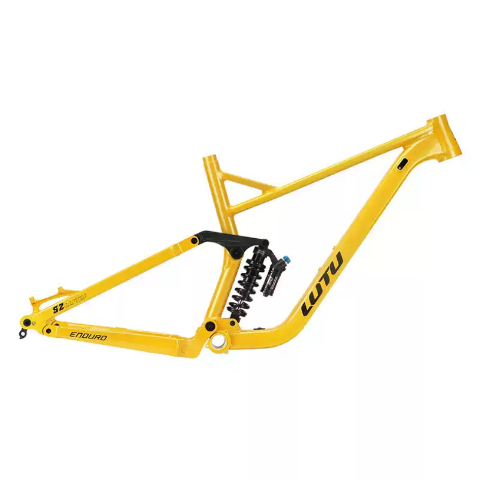 LUTU Model 2711 Enduro Land Soft Tail MTB Frame | 29”/27.5” Downhill Mountain Bike Frame (Aluminum Alloy)