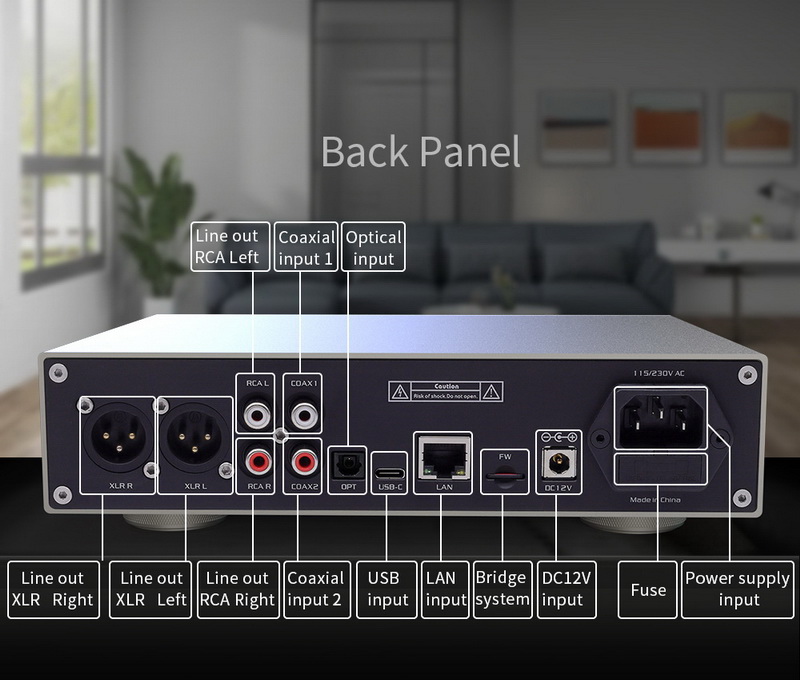 Gustard AH90 Streamer DAC/AMP ชิป AK4191+AK4499 รองรับ MQA, Roon Bridge ประกันศูนย์ไทย