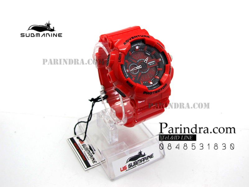 นาฬิกา US submarine Adventure Protector รุ่น TP3163L สีแดงล้วน