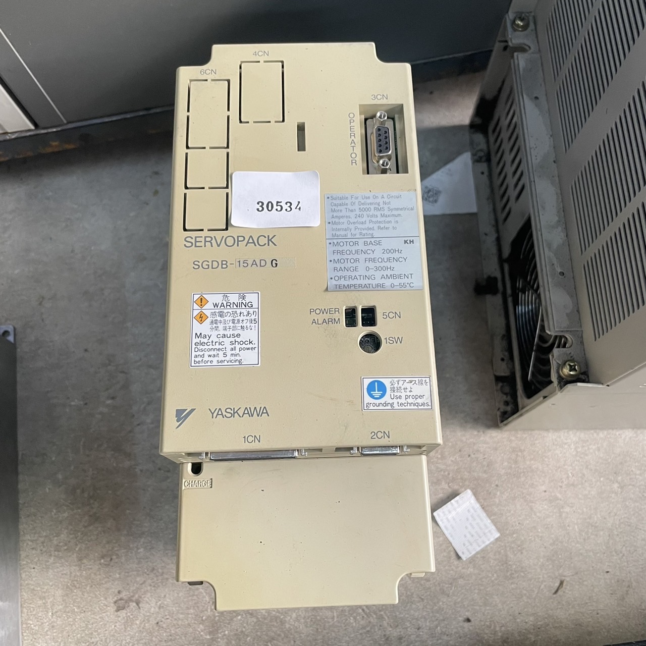 SGDB-15ADG SERVO DRIVE " YASKAWA "