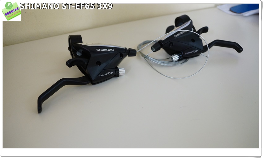 มือเกียร์ SHIMANO ST-EF65 3x9sp (ติดเกียร์ติดมือเบรค)