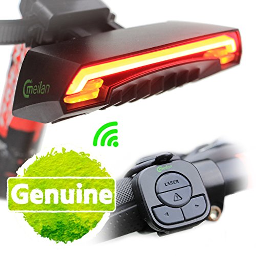 ไฟท้ายเลเซอร์ มีไฟเลี้ยวและไฟทำทาง MEILAN X5 มีรีโมทติดแฮนด์