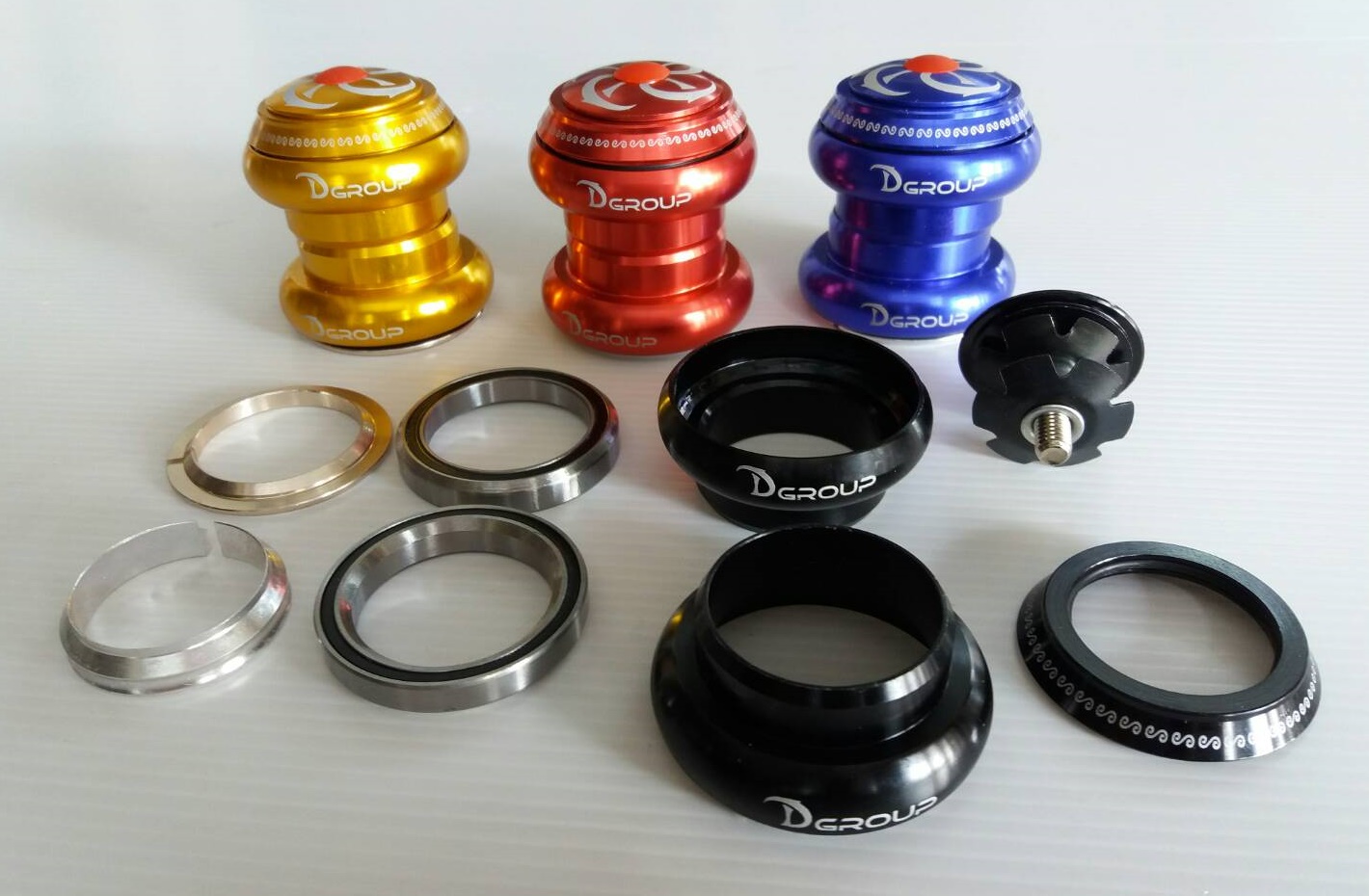 ถ้วยคอลอย D-GROUP SEMI-INTEGRATED ALLOY HEAD SET, 1-1/8", LB-DGROUP