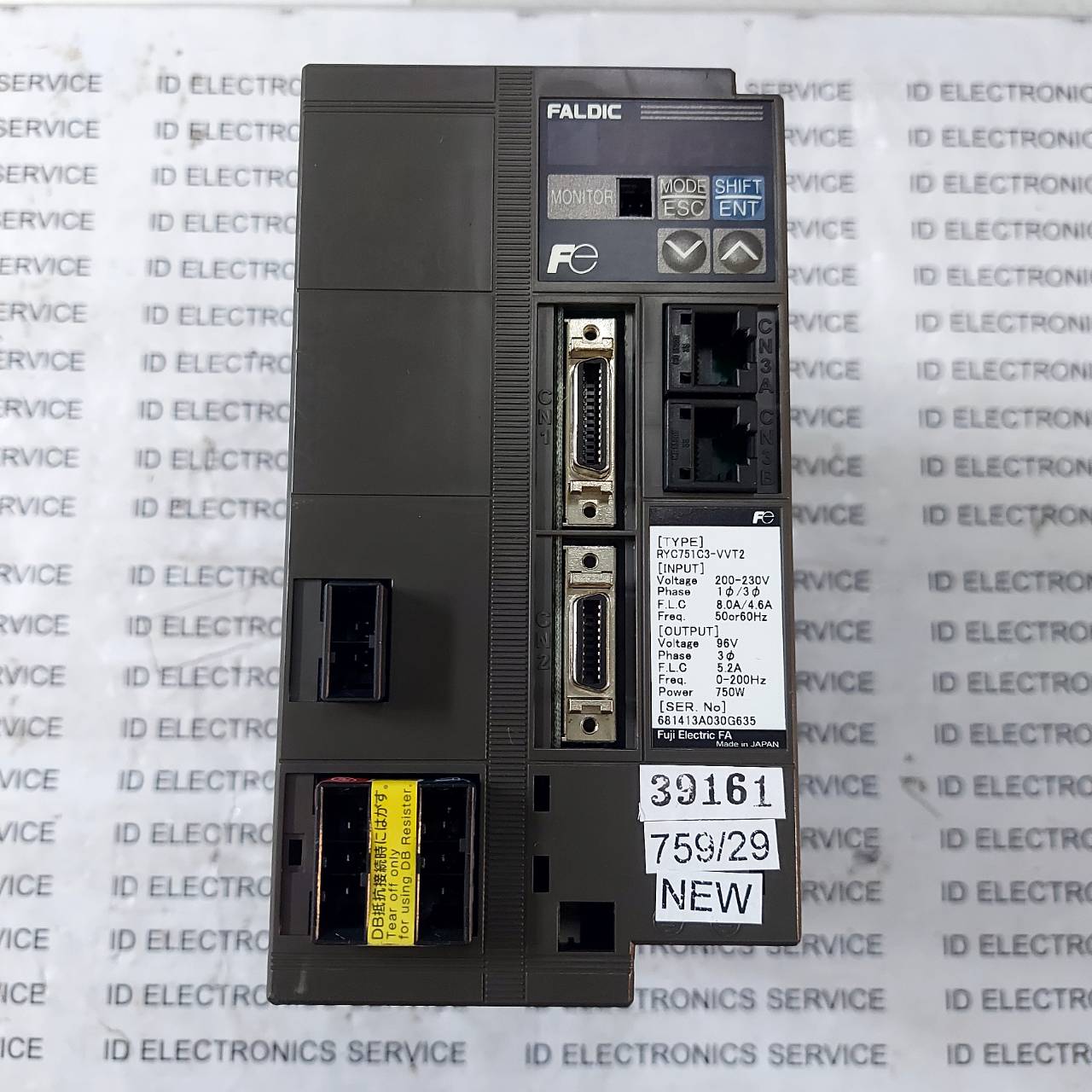 RYC751C3-VVT2 SERVO DRIVE " FUJI "