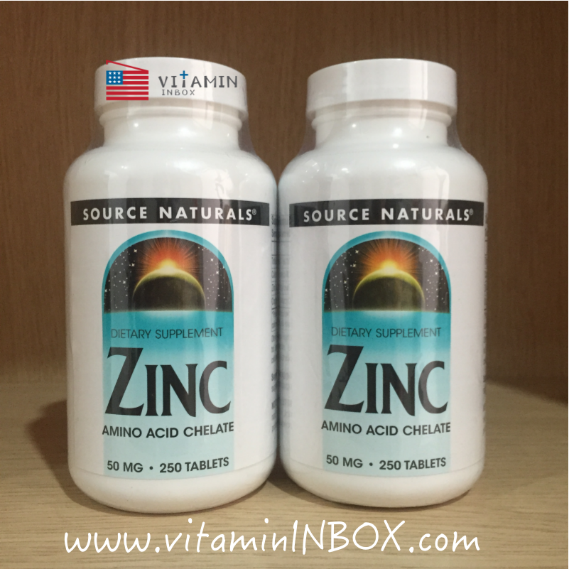 Source Naturals, Zinc, 50 mg, 250 Tablets