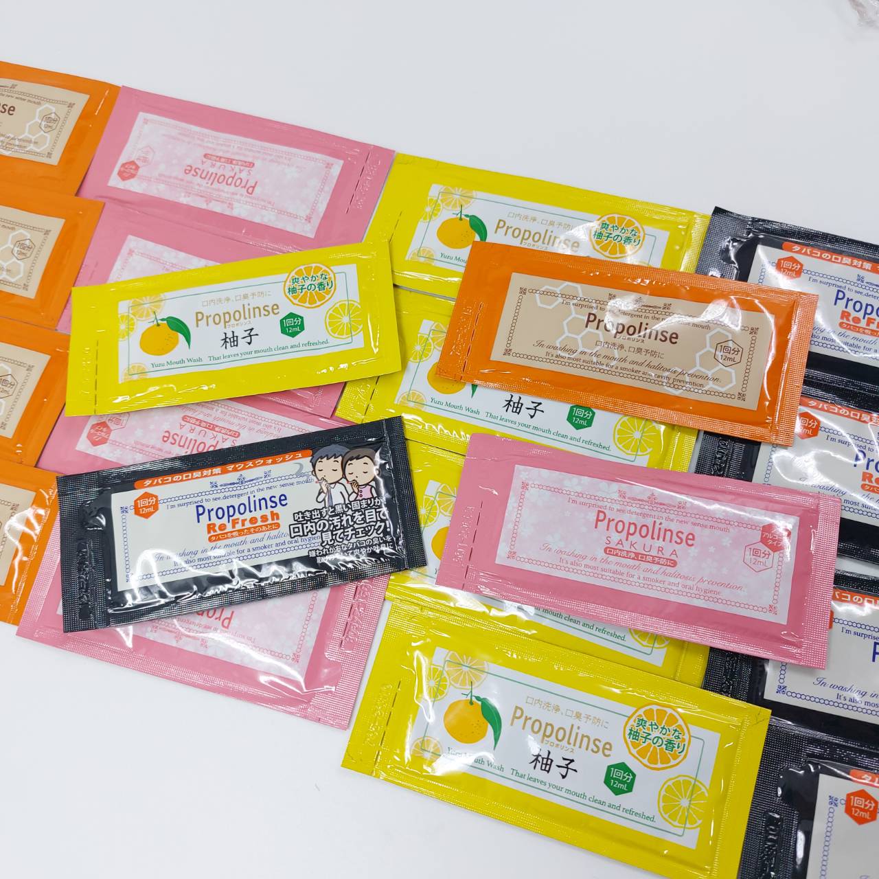 PROPOLINSE Mouthwash น้ำยาบ้วนปากให้ความรู้สึกสะอาดสดชื่น 12ml