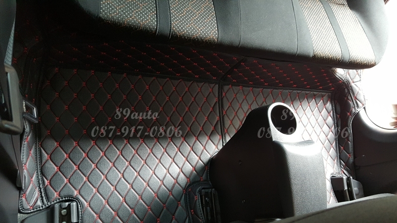 พรม6D ปูพื้นรถยนต์ Toyota Vios 2013-2019 เข้ารูป เต็มคัน