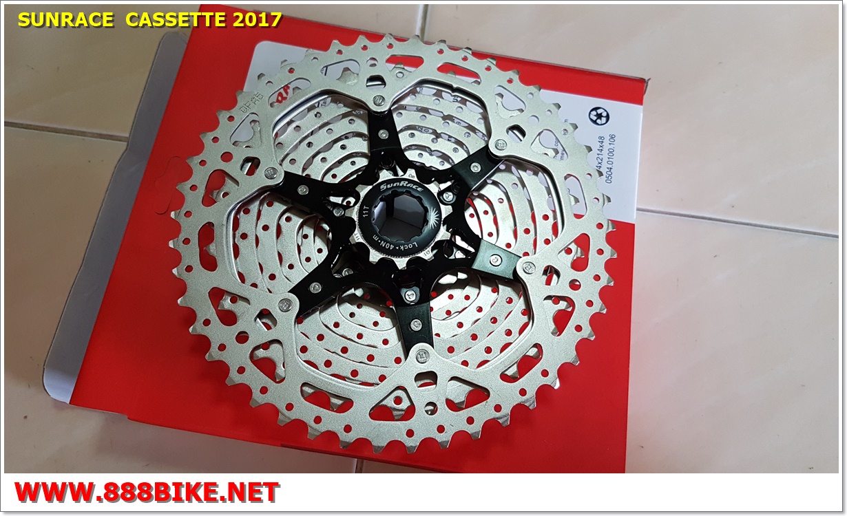 สเตอร์หลัง SUNRACE 10 สปีด ,CS-MS3 CASSETTE MTB ,11-42T WIDE RANGE