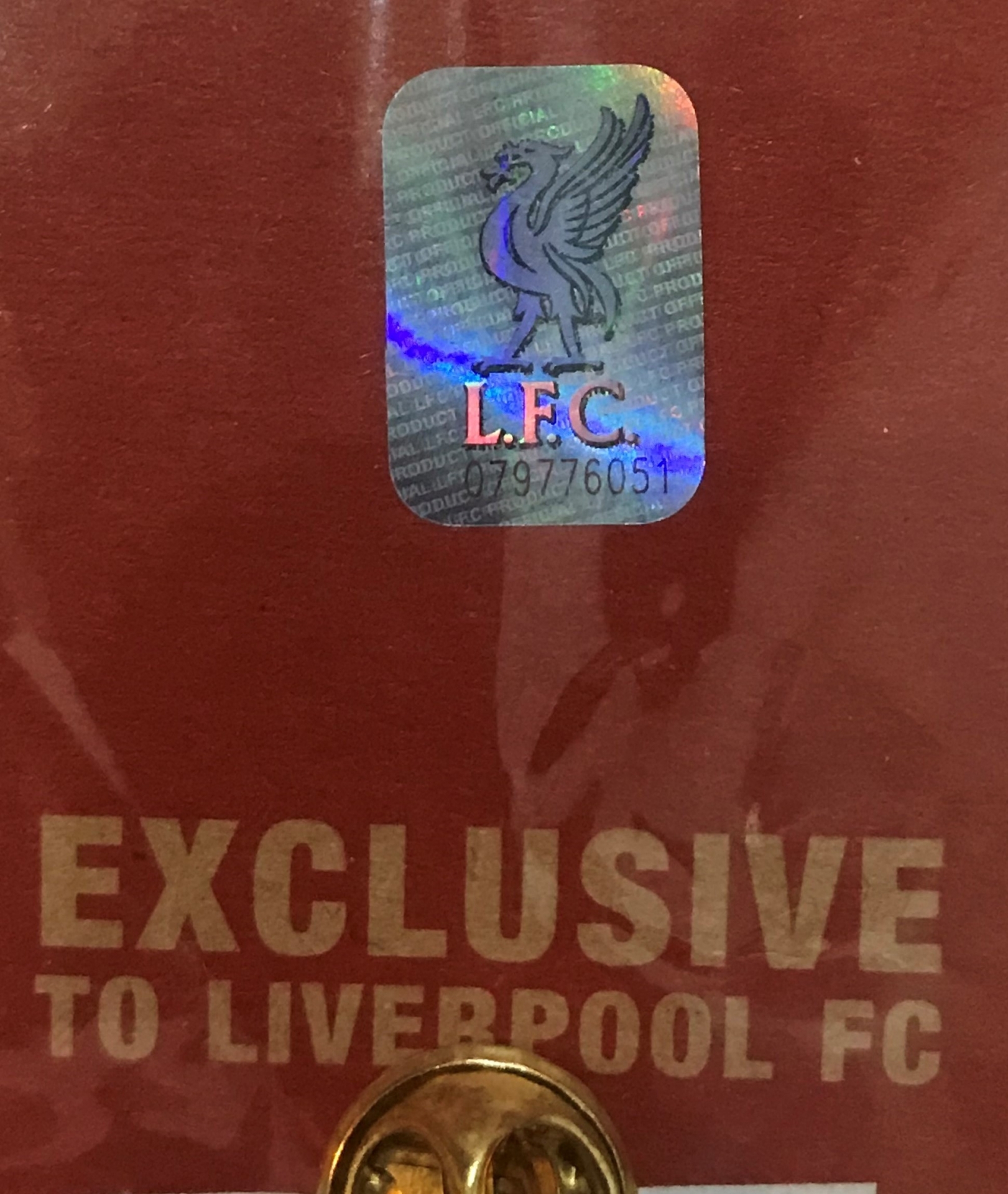 เข็มกลัด ฟุตบอล สโมสรลิเวอร์พูล - บ็อบ เพสลี่ย์ 100 ปี 1919-2019 ใหม่ / LIVERPOOL Football Club Pin - BOB PAISLEY 100 YEARS 1919-2019 NEW