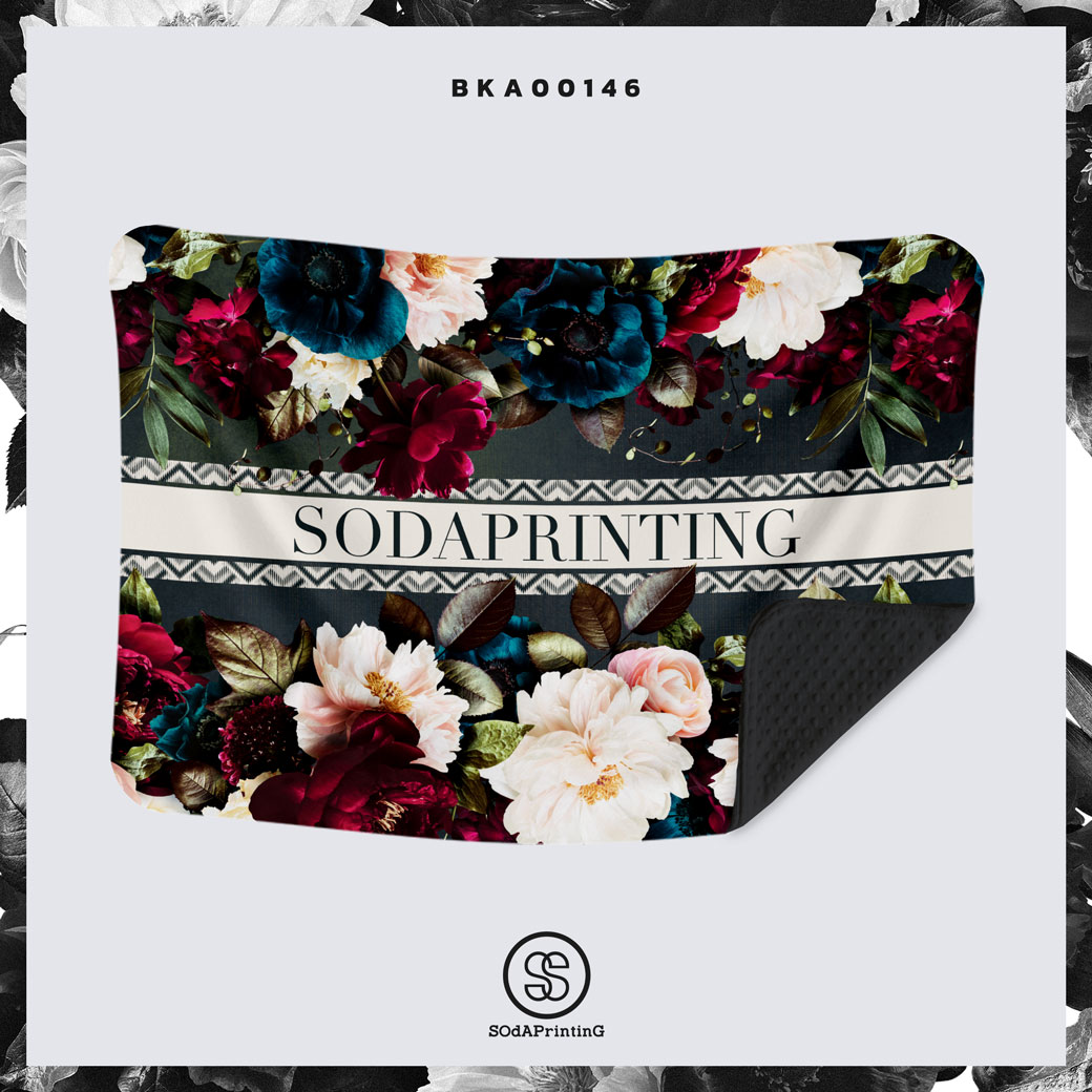 ผ้าห่ม RASPBERRY COLLECTION ใส่ชื่อได้ รหัส BKA00146 #SOdAblanket #SOdAPrintinG