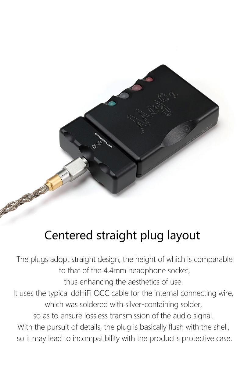 DD DJ44MOJO อะแดปเตอร์กราวด์พิน 4.4 มม. สำหรับ chord Mojo ให้เสียงที่ดีขึ้น ประกันศูนย์ไทย