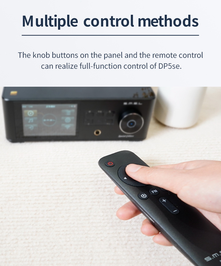 SMSL DP5SE DAP เครื่องเล่นเพลงเครือข่าย HiFi ชิป DAC/AMP ES9039Q2M รองรับ MQA ประกันศูนย์ไทย