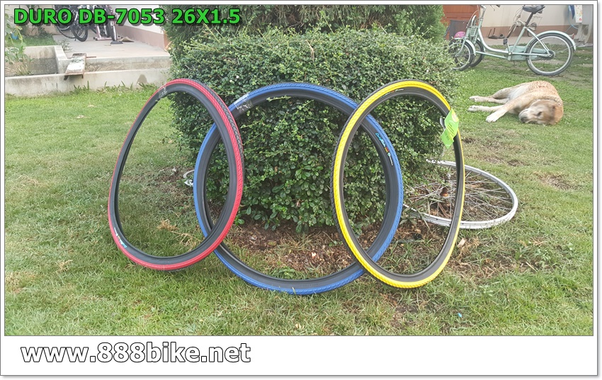 ยางนอกขอบลวด DURO Easy Rider ขนาด 26x1.5 ขอบสี ,DB-7053