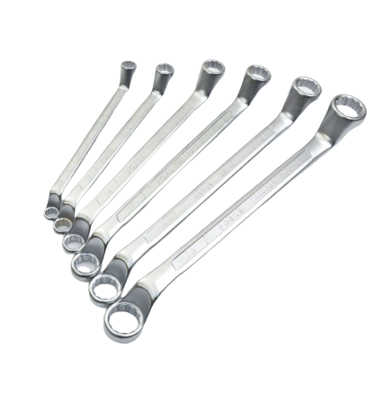 ชุดประแจแหวน 75องศา (6ชิ้น) ฟอร์ซ (FORCE) Pn.50610