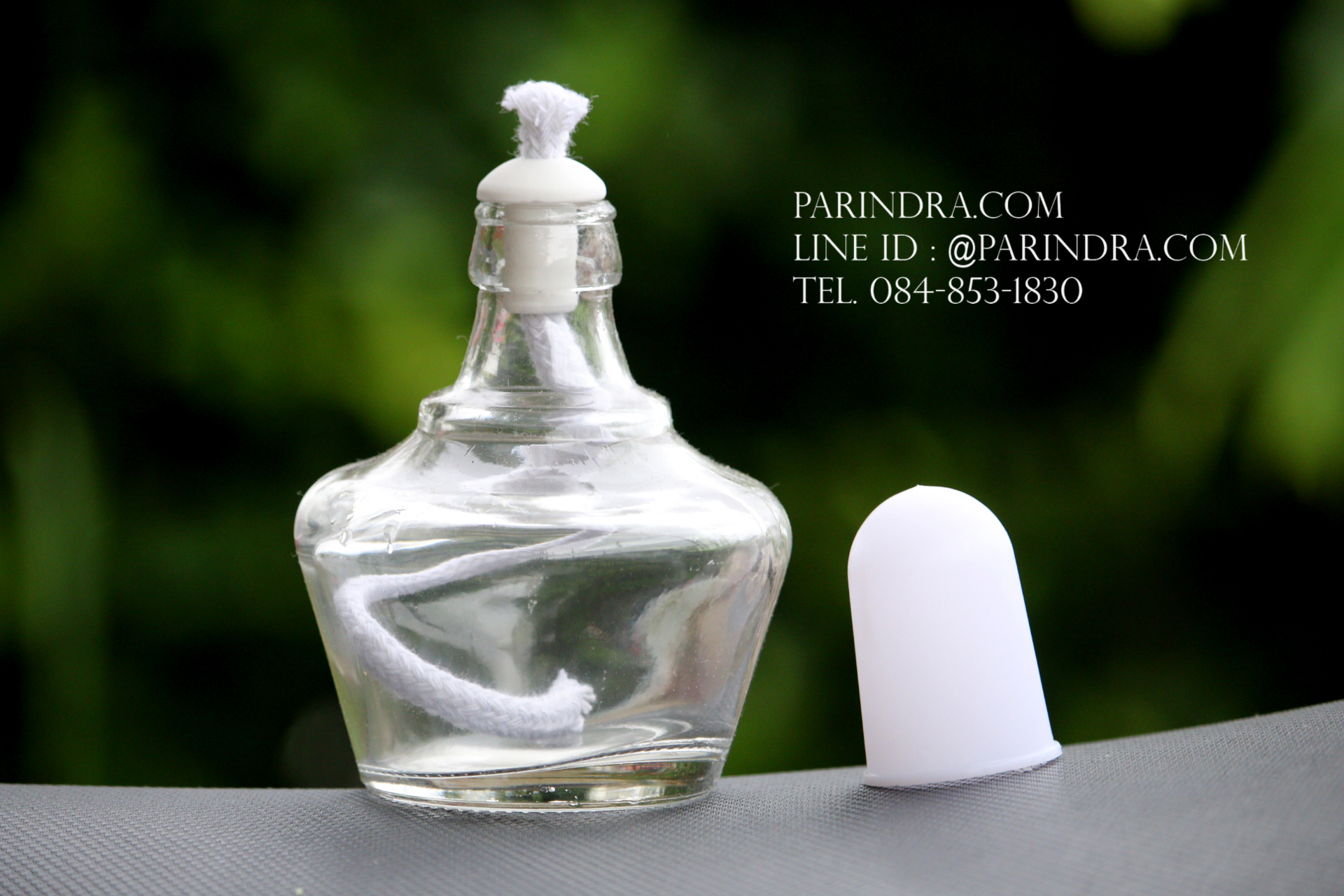 ตะเกียงแอลกอฮอล์แก้ว สวย คลาสสิก ขนาด 150 ml.