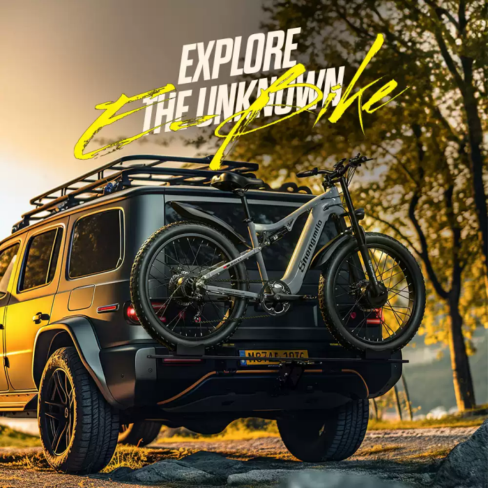 SanMilo S600 จักรยานไฟฟ้ามอเตอร์คู่ 2000W – แบตซัมซุง 48V 17.5Ah ยางหนา 26x3.0 ลุยหิมะ ชายหาด ภูเขา | เริ่มต้น 39,900 บาท