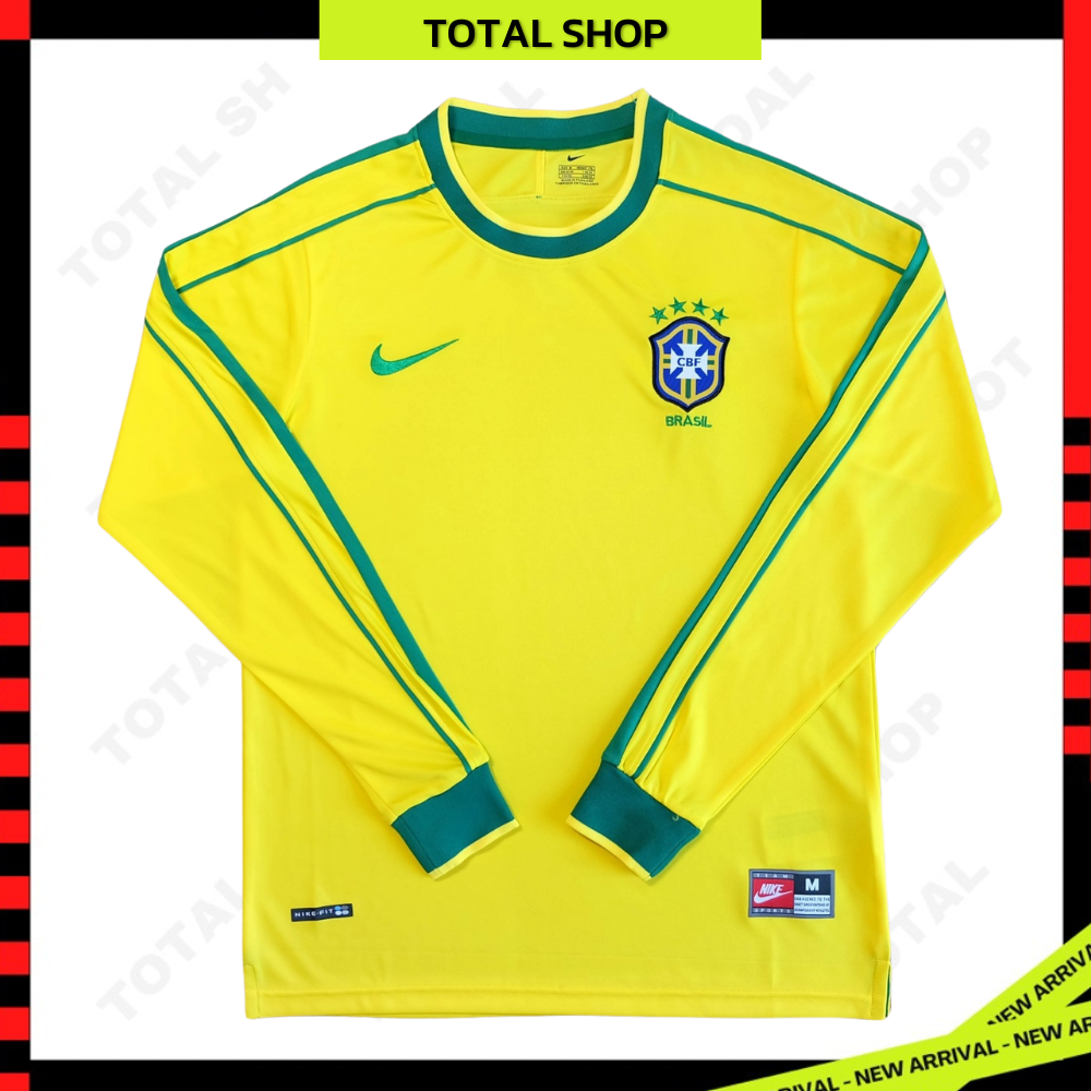 BRAZIL 1998 Vintage Jersey เสื้อฟุตบอลทีมชาติบราซิลย้อนยุค