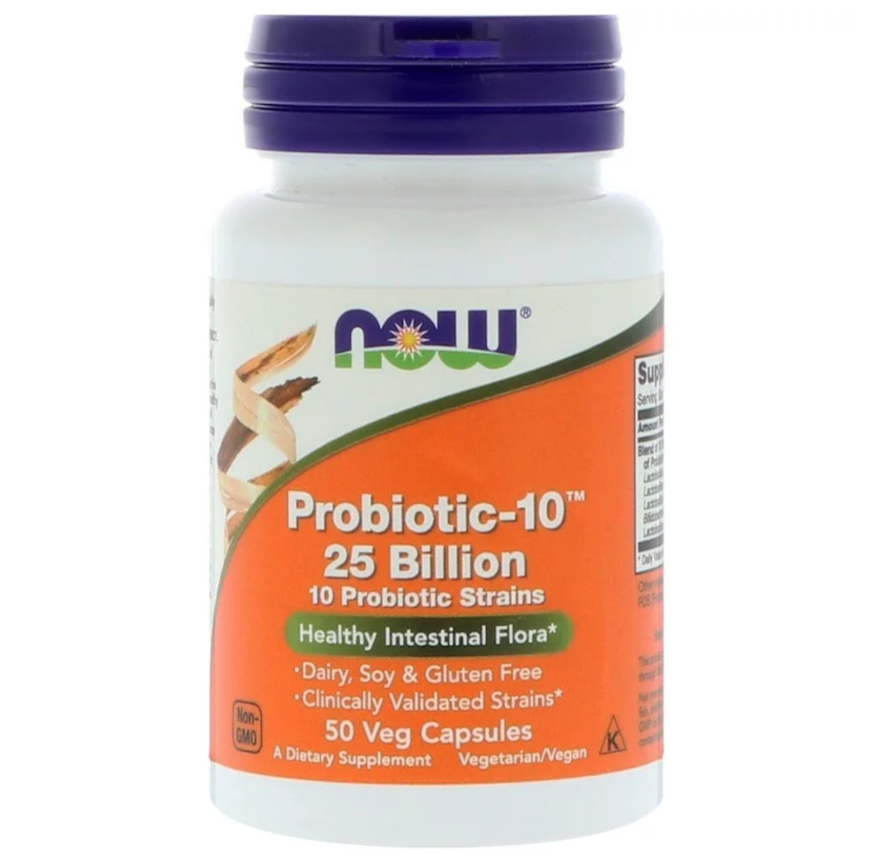 Now Foods, Probiotic-10 25 Billion 50 Veg Capsules