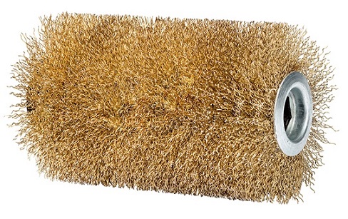 แปรงขัดลวดทองเหลือง PRO stone brush