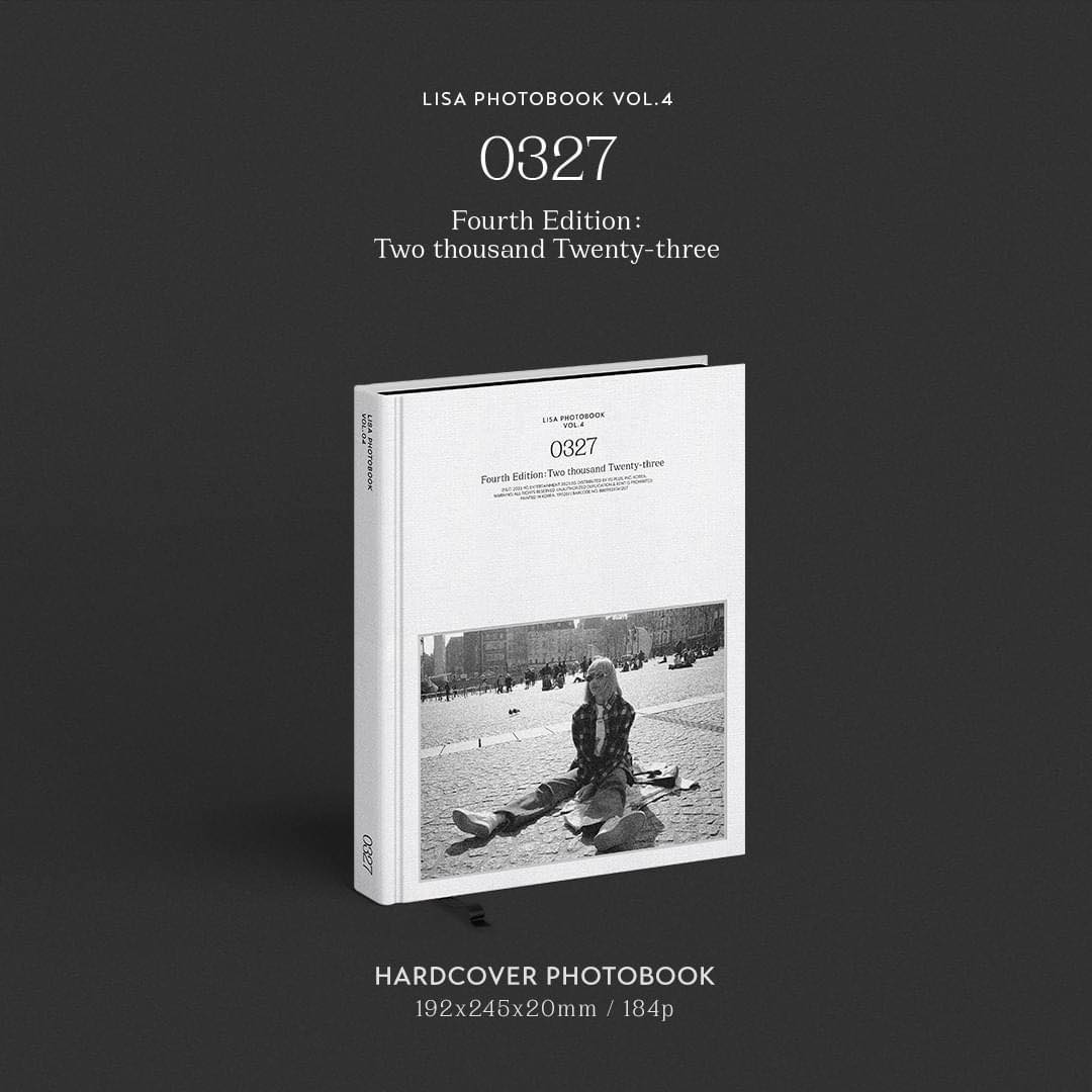𝐏𝐑𝐄 โฟโต้บุค #LISA - LISA 0327 PHOTOBOOK VOL. 4. - เข้าไทย 25-5-23 เป็นต้นไป -