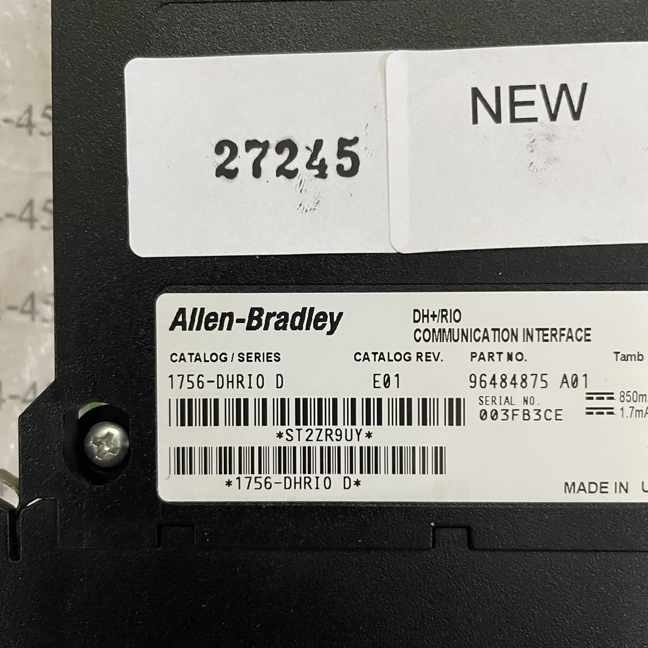 1756-DHRI0 D PLC " ALLEN-BRADLEY "