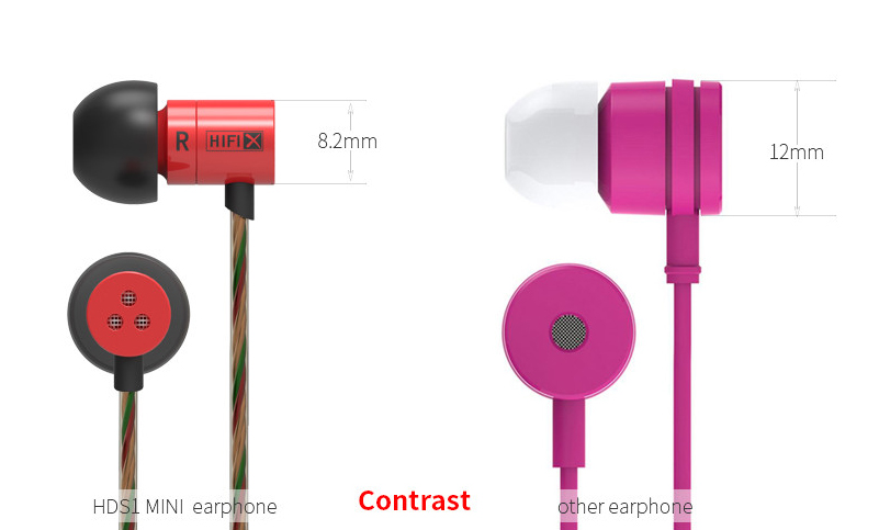 ขาย KZ HDS1 (มีไมค์ในตัว) หูฟังอินเอียร์แนวใหม่จิ๋วแต่แจ๋ว ให้คุณภาพเสียงระดับ HD (สีฟ้า)