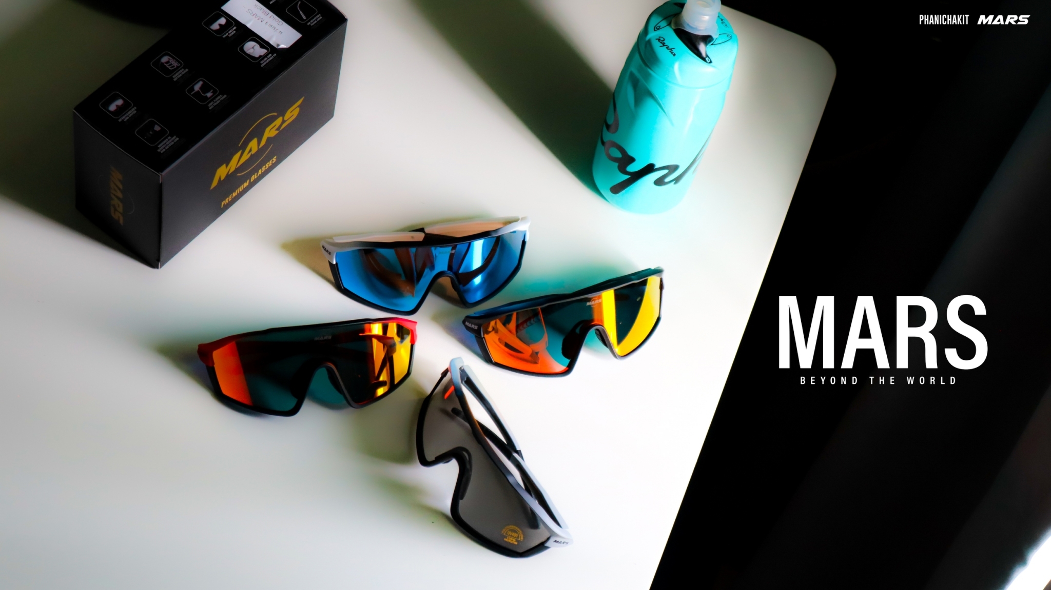 แว่นกันแดด แว่นปั่นจักรยาน Mars รุ่น M1 Cycling Sunglasses 2022 เลนส์ป้องกันแสงแดดที่เป็นอันตรายต่อดวงตา UV400 UVA/UVB 99.9 % ให้ผู้สวมใส่มองชัดเจน สบายตามากขึ้น