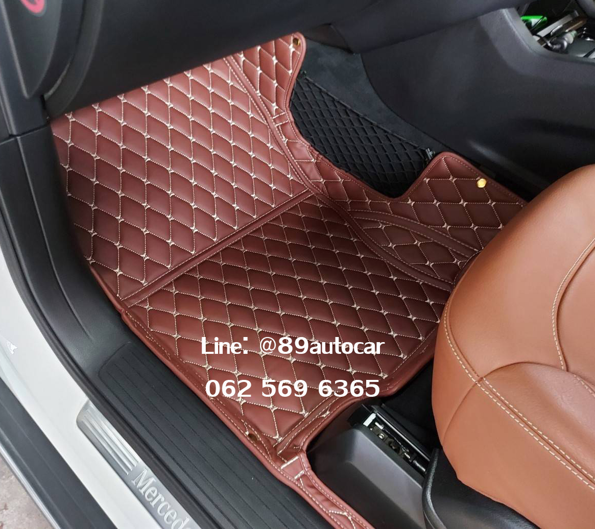 ขายพรมรถยนต์ Benz GLE250d ปูพรมหกดี สีกาแฟ เต็มคัน